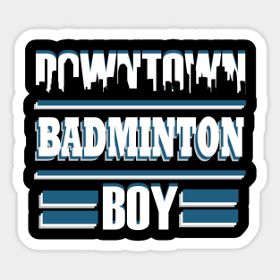 Badminton Boys Gift Men Racket Sticker